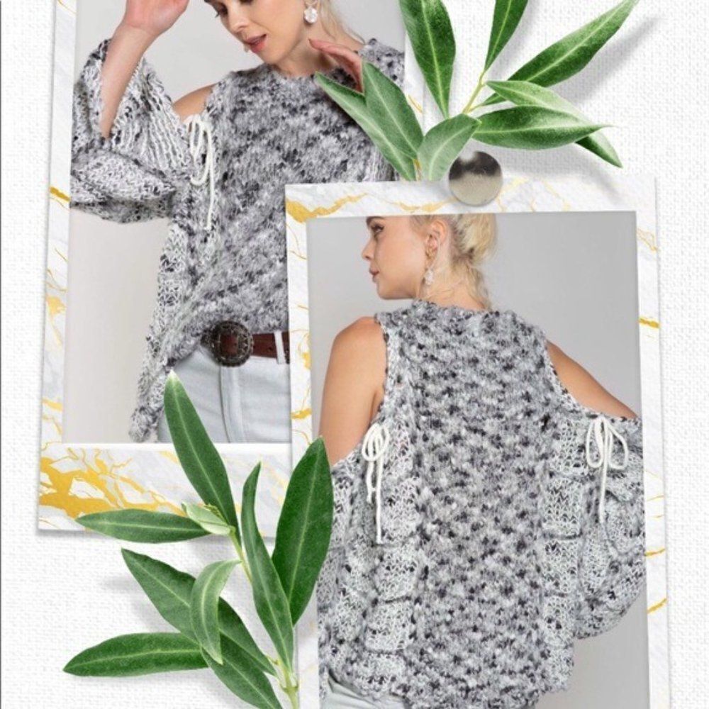 COLD Shoulder Sweater - Picture 7 of 8
